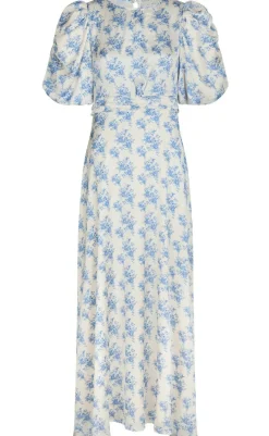 Kjole - Kikka Wild Rose - Light Blue Kjoler