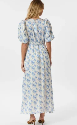 Kjole - Kikka Wild Rose - Light Blue Kjoler