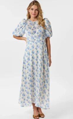 Kjole - Kikka Wild Rose - Light Blue Kjoler