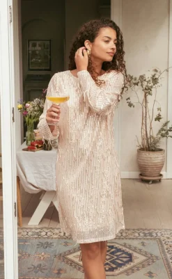 Discount Kjole - Maline - Rose Gold Kjoler