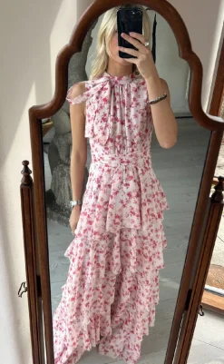 Clearance Kjole - Marli Small Flower - Rose Kjoler