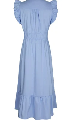 Hot Kjole - Pollana Poplin - Sky Blue Kjoler