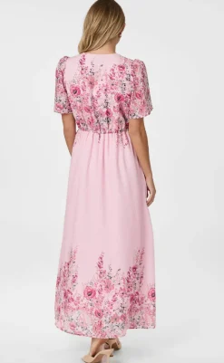 Outlet Kjole - Serna Flower - Light Pink Kjoler