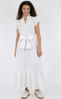 Best Kjole - Tianna Embroidery - White Kjoler