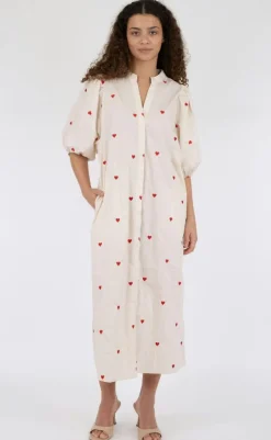 New Kjole - Verossa Hearts - Creme Kjoler