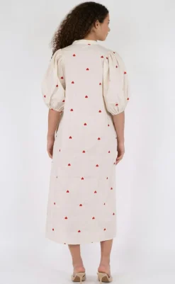 New Kjole - Verossa Hearts - Creme Kjoler
