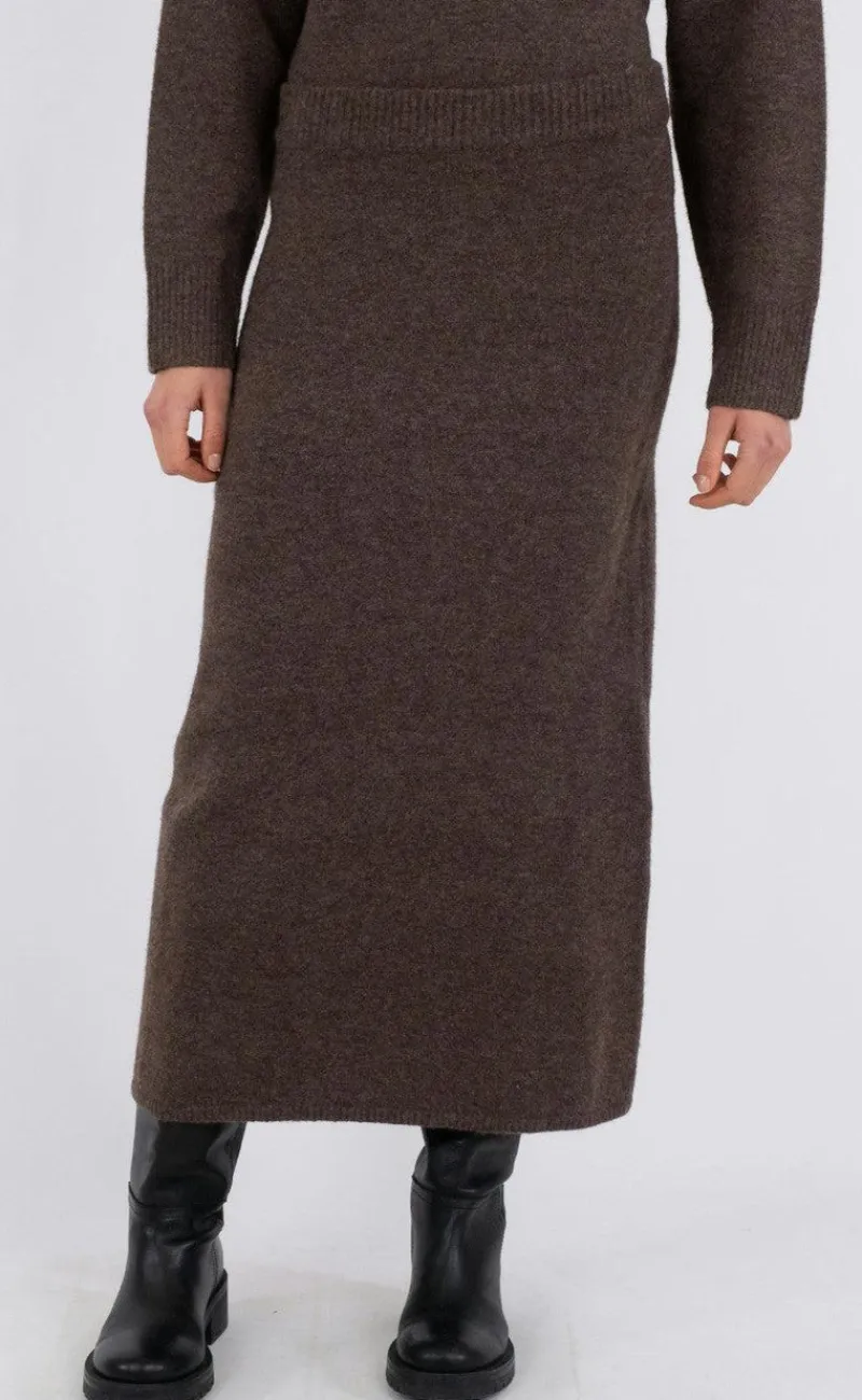 Best Nederdel - Ashanti - Brown Melange Nederdele