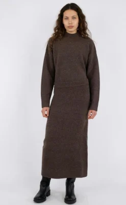 Best Nederdel - Ashanti - Brown Melange Nederdele