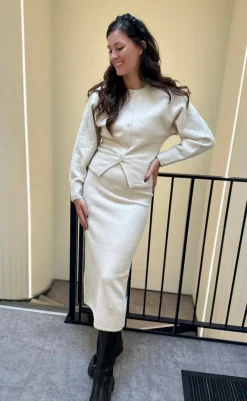 Online Nederdel - Ashanti - Ivory Nederdele