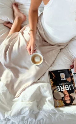 Online Nederdel - Bovary - Champagne Nederdele