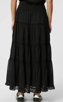 Outlet Nederdel - Felicia S Voile - Black Nederdele