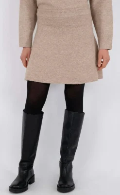 Sale Nederdel - Gisa - Sand Melange Nederdele