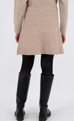 Sale Nederdel - Gisa - Sand Melange Nederdele