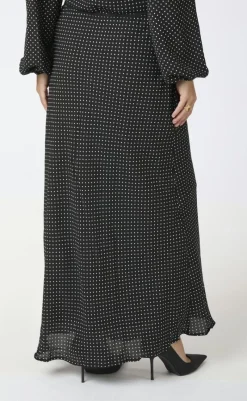 Hot Nederdel - Lola Dot - Black Nederdele