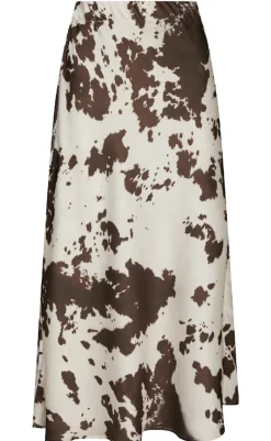 Hot Nederdel - Viso Cow Print - Brown Nederdele
