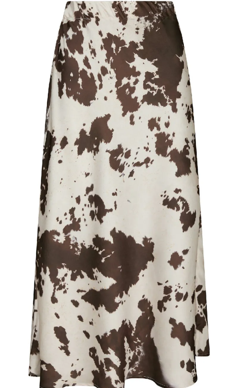 Hot Nederdel - Viso Cow Print - Brown Nederdele