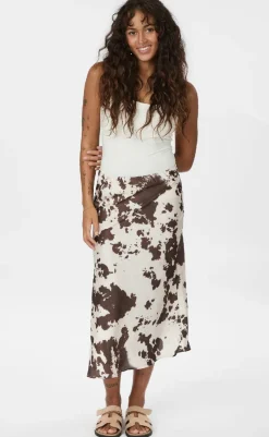 Hot Nederdel - Viso Cow Print - Brown Nederdele