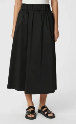Sale Nederdel - Yara Poplin - Black Nederdele