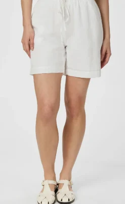 Outlet Shorts - Shea Linen - White Shorts