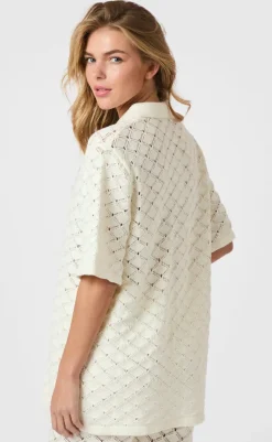 Outlet Skjorte - Sette Crochet - Off White Skjorter