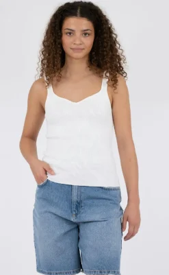 Clearance Top - Hanora - White T-shirts & Toppe