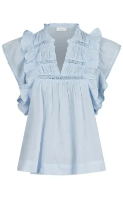 Top - Jayla - Light Blue T-shirts & Toppe