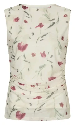 Online Top - Liblana Artist Mesh - Creme T-shirts & Toppe