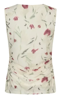 Online Top - Liblana Artist Mesh - Creme T-shirts & Toppe