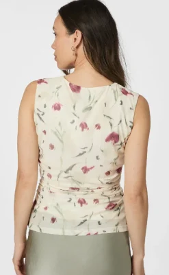 Online Top - Liblana Artist Mesh - Creme T-shirts & Toppe