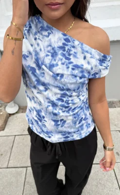 Outlet Top - Peri Mesh - Light Blue T-shirts & Toppe