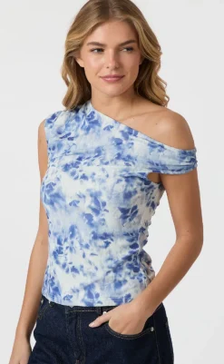 Outlet Top - Peri Mesh - Light Blue T-shirts & Toppe