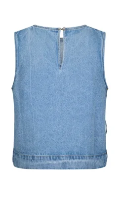 Best Top - Svetlana Braid - Blue T-shirts & Toppe