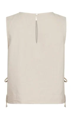 Best Top - Svetlana Linen - Sand T-shirts & Toppe