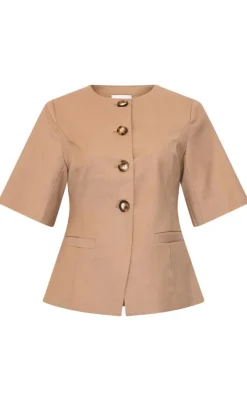 Clearance Blazer - Kasundra - Oyster Blazere & Indejakker