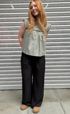 Clearance Bluse - Kama - Sage Green Bluser