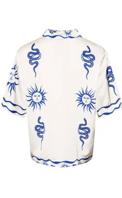 Discount Bluse - Kealy - Chana Blue Print Bluser