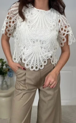 Discount Bluse - Kezzie - Ivory Bluser