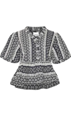 Sale Bluse - Lorraine - Navy Sugar Bluser