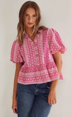 Sale Bluse - Lorraine - Pink Sugar Bluser