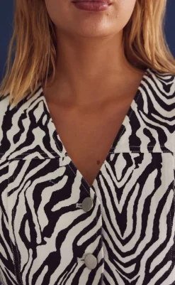 New Bluse - Stormina - Taleah Zebra Print Bluser
