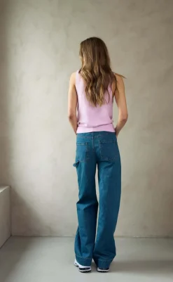 Sale Bukser - Kandice - Vintage Blue Wash Bukser & Jeans