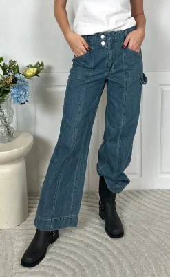 Sale Bukser - Kandice - Vintage Blue Wash Bukser & Jeans