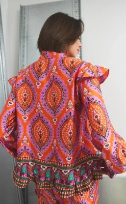 Outlet Bukser - Sally - Trisha Print Bukser & Jeans