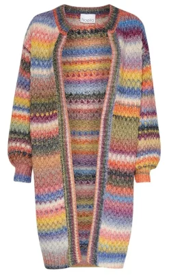 Best Cardigan - Gio - Multi Mix Striktrøjer & Sweat|Cardigans