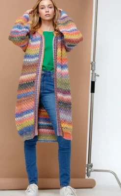 Best Cardigan - Gio - Multi Mix Striktrøjer & Sweat|Cardigans