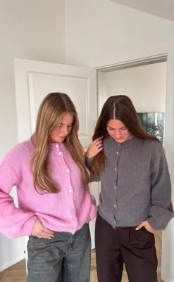 New Cardigan - Kae - Blush Striktrøjer & Sweat|Cardigans