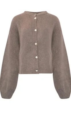 Cardigan - Kae - Coffee Striktrøjer & Sweat|Cardigans