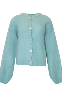 Outlet Cardigan - Kae - Daydream Blue Striktrøjer & Sweat|Cardigans