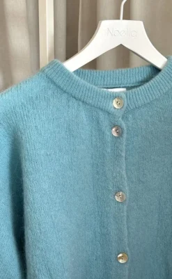 Outlet Cardigan - Kae - Daydream Blue Striktrøjer & Sweat|Cardigans