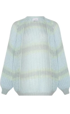 Discount Cardigan - Vera - Light Blue / Blue / Mint Mix Striktrøjer & Sweat|Cardigans